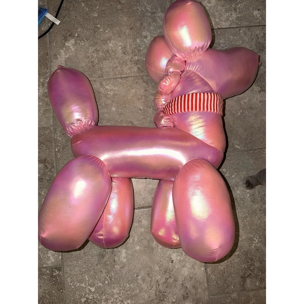 Pink Iridescent Balloon W/ Scarf Unicorn Christmas Plush Jumbo Neon Large